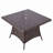Square Rattan Patio Dining Table