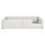Lit plateforme tapissier avec garde-corps et station de charge
