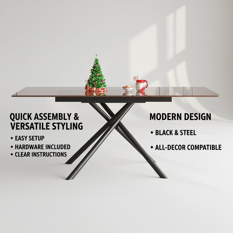 Table de salle à manger extensible Modern Modern