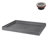 Streamline 48 in. x 36 in. Corner Acrylic Shower Base in Matte Grey with Center Drain, Drain Included-118934403