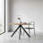 Solid Wood Round Dining Kitchen Table for 4-6 People with Intersecting X-Pedestal Base, Durable and Stylish-1580399061