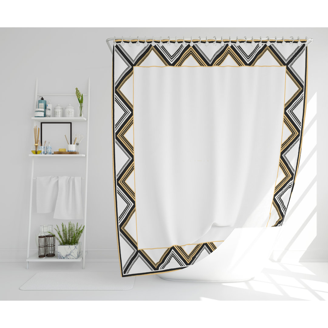 Nels Polyester Shower Curtain Set