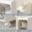 Plastic / Acrylic Bathroom Cabinet-1850602082