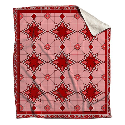 Couvertures à motif d'étoile rouge