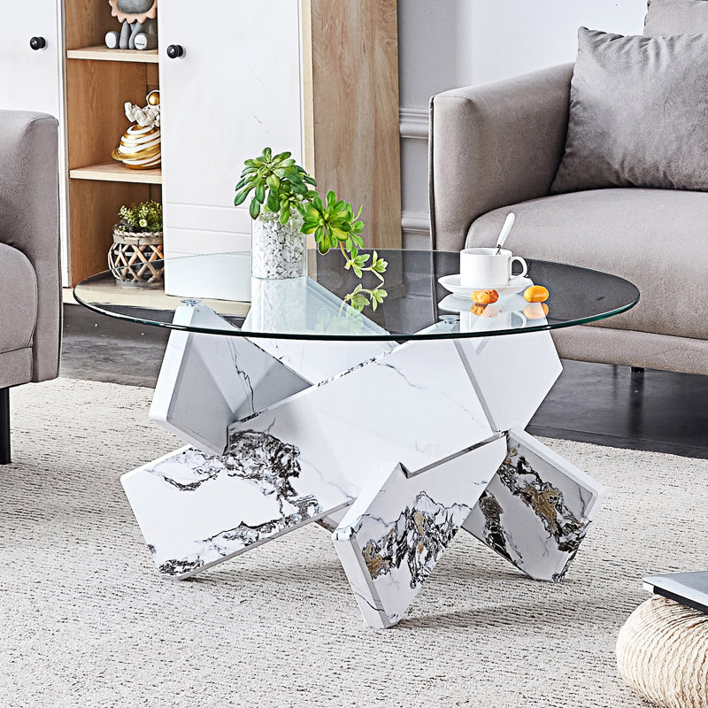 Round Glass Coffee Table
