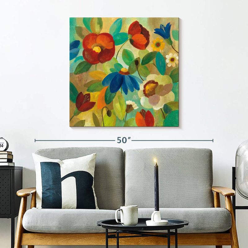 Harnek été floral I, H 30 po x l 30 po