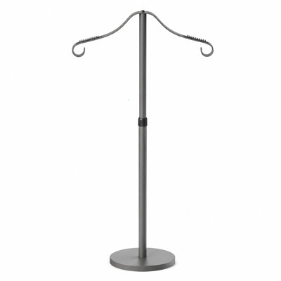 Metal Adjustable 18" to 33" Height Mannequin Dress Form Display Stand