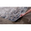 Tapis de couloir intérieur abstrait bleu / bleu marine 2 pi x 8 pi (2 pi 3 po x 8 pi) Maru de Branch Branch-827636422