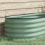 Ensemble de jardin surélevé galvanisé L 94,5 po x l 23,5 po x H 16,5 po, jardinière extérieure en métal avec bordure, superbe pour faire pousser des fleurs et des légumes, trousse - H 93 po 22,5 po, bordure amusante,