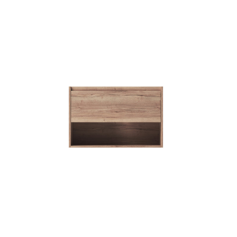 Armoire de rangement murale de couleur chêne, Chêne, 29"