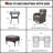 Rohana Wicker 2 - Person Patio Conversation Set with Cushions-1137823760