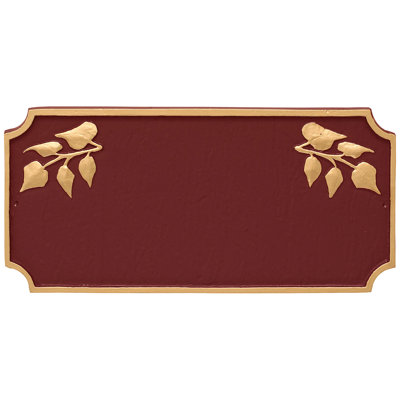 Princeton Rectangle Wall Plaque