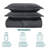 3 Piece Bedspread Set - Reversible Quilt Set - Lightweight Microfiber Coverlet for Queen King Twin-127275582-127275595