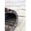 Tapis unique marocain ivoire / bleu marine / noir nouvel âge 10 pi 4 po x 13 pi 8 po Moroccan