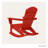 POLYWOOD Nautical Adirondack Rocking Chair-50289050