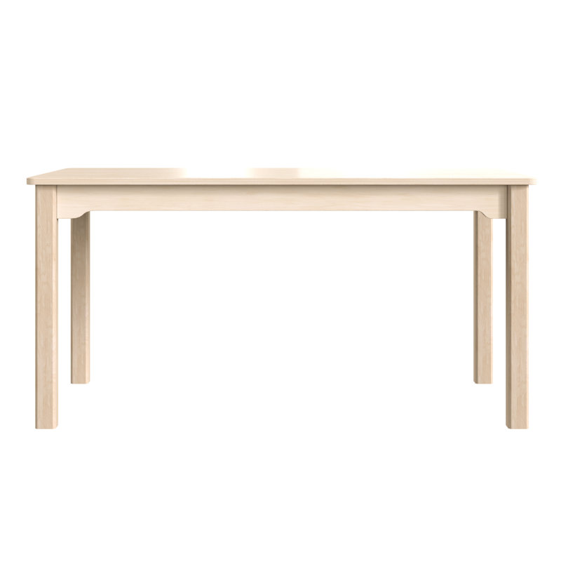 Table d'activités en bois pour enfants d'âge préscolaire Bright Beginnings, H 21,25 po x L 47,25 po x l 23,5 po