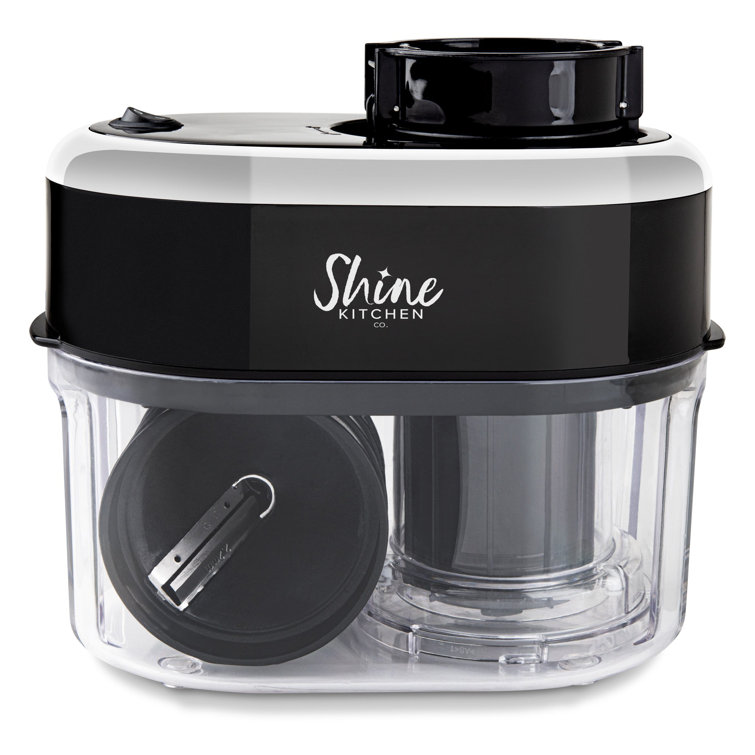 Shine Kitchen Co SES-100 Electric Spiralizer for Veggies, Spiral Vegetable  Cutter Makes and Holds Up to 4 Servings (60 oz) of Zucchini Noodles, Curly  Fries, and More - Yahoo Shopping