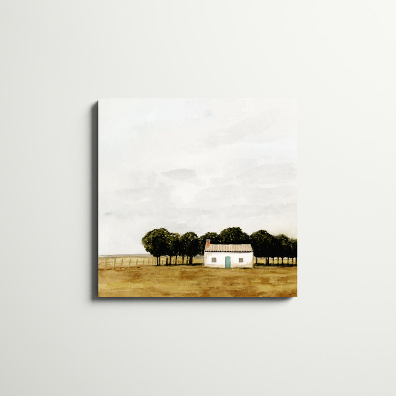 «Late juillet I», peinture sur toile tendue, H 30 po x l 30 po