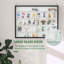 Vitrine à 5 niveaux avec tablettes réglables