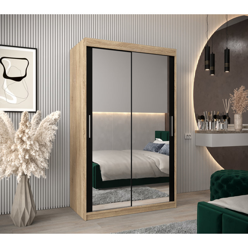 Abb 2 Door Manufactured Wood Wardrobe, Sonoma Oak