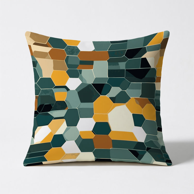 Pixel Array Indoor And Outdoor Pillow, Square 18"