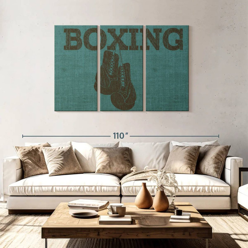 Sireci Boxing Typography, 48" H x 74" W