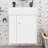 Floating Bathroom Vanity With Sink Combo,  Left Side Storage