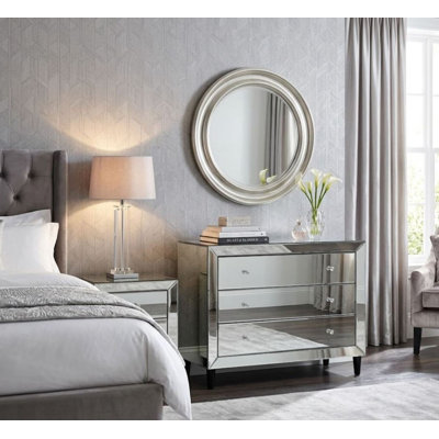 Mirrored Silver Dressers & Chests You'll Love | Wayfair Mirrored Silver Dressers & Chests You'll Love | Wayfair