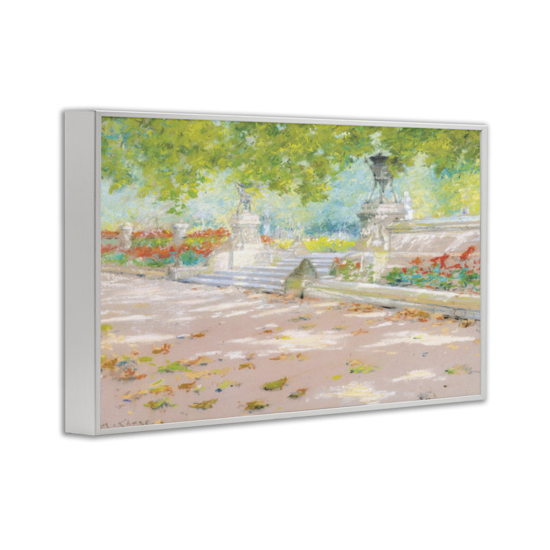 Giclée encadrée par le soleil d'été dans le parc, design par LSR Design Studio, H 12 po x l 18 po