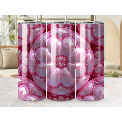 Choose Handmade Tumblers 591 mL Vacuum Insulated Stainless Steel (18/8) Travel Tumbler with Straw