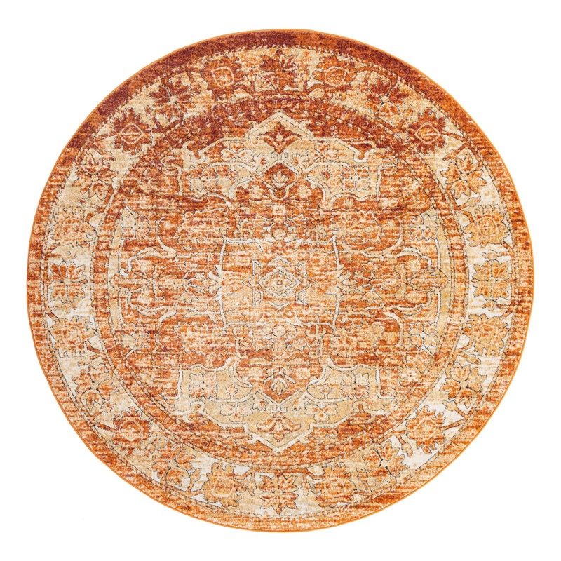 Alresford Oriental Indoor Rug, Round 7'10"
