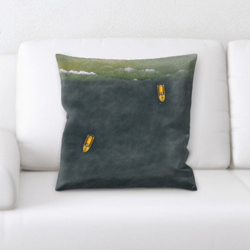 Microsuede Throw Pillow