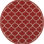 Tapis d'intérieur / extérieur rouge brique / ivoire Russo