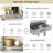 Modern 3-Drawer Console Table with Storage Shelf-1454710961
