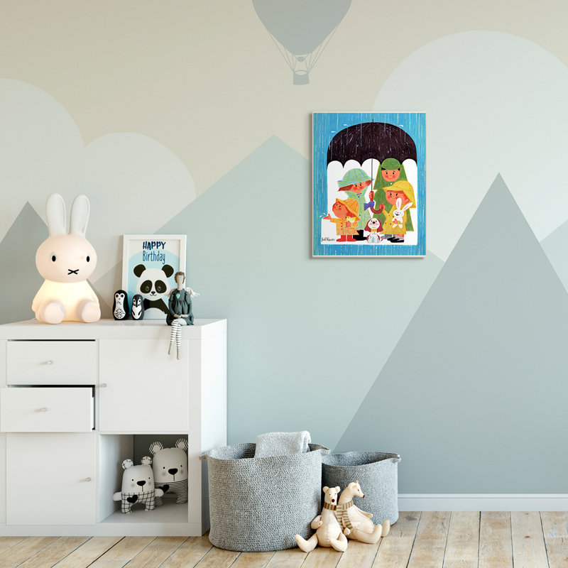 Dessin de Raycliff Rainy Day, H 19 po x l 13 po, Plaque murale