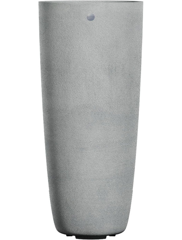 Lofto Tall Planter – (Bone) Finish – Fiberglass Indoor/Outdoor and Weather-Resistant Large Planter, Concrete Stone