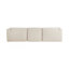 Canapé 4 places avec coussins en éponge pure, repose-pieds détachable et coussins décoratifs pour un confort et une flexibilité ultimes.-235647132