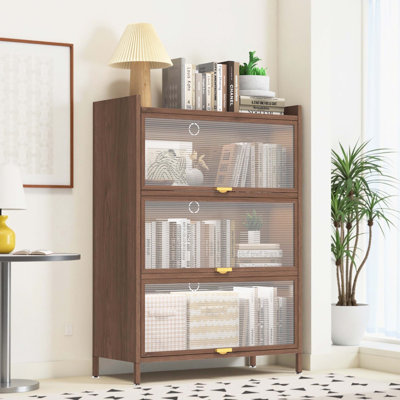 Tall Metal Cabinet with Flip Doors and Large Storage Capacity