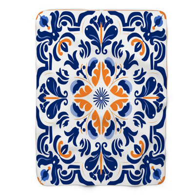 Spanish Mosaic - 1 Piece Premium Blanket