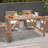 Bylas Rectangular Acacia Outdoor Dining Table With Umbrella Hole , 31.5'' in. W 67'' in. D-1157002640