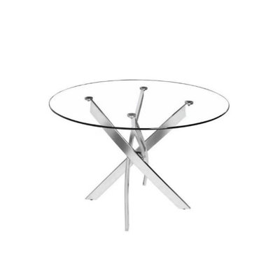 Tenice Glass Dining Table 39"