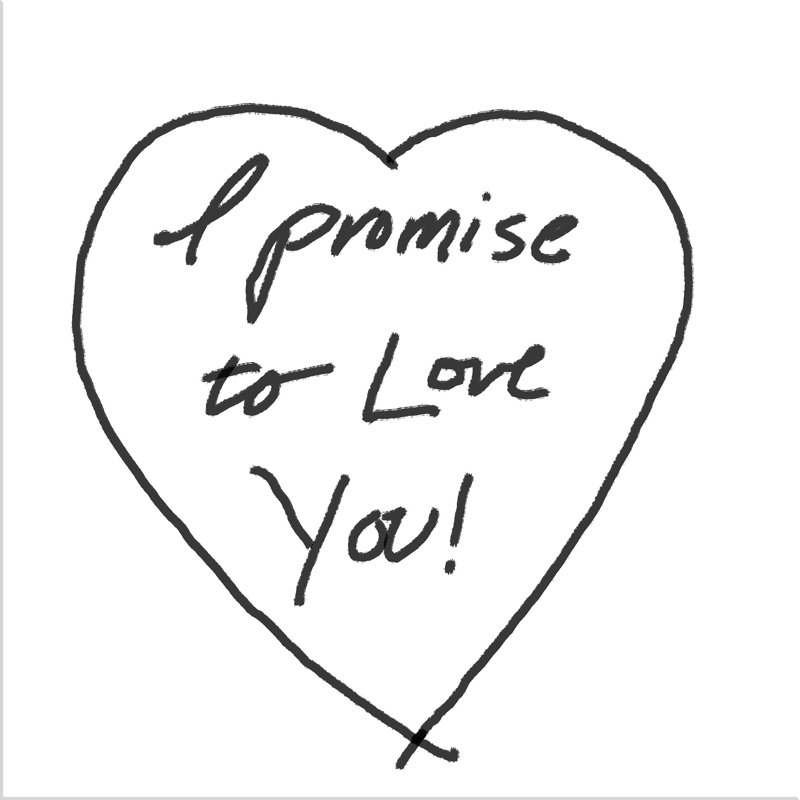 I Promise 2 Love U 1 Print
