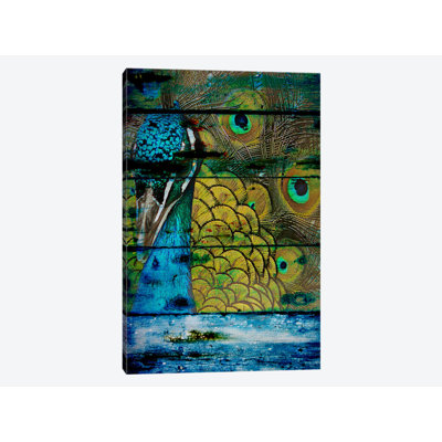 Paon IV, impression sur toile tendue