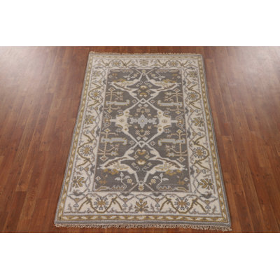 All-Over Oushak Oriental Rug 4x6