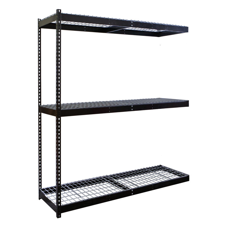 Étagère double à 3 tablettes sans boulon Rivetwell, L 48 po x P 30 po x H 84 po