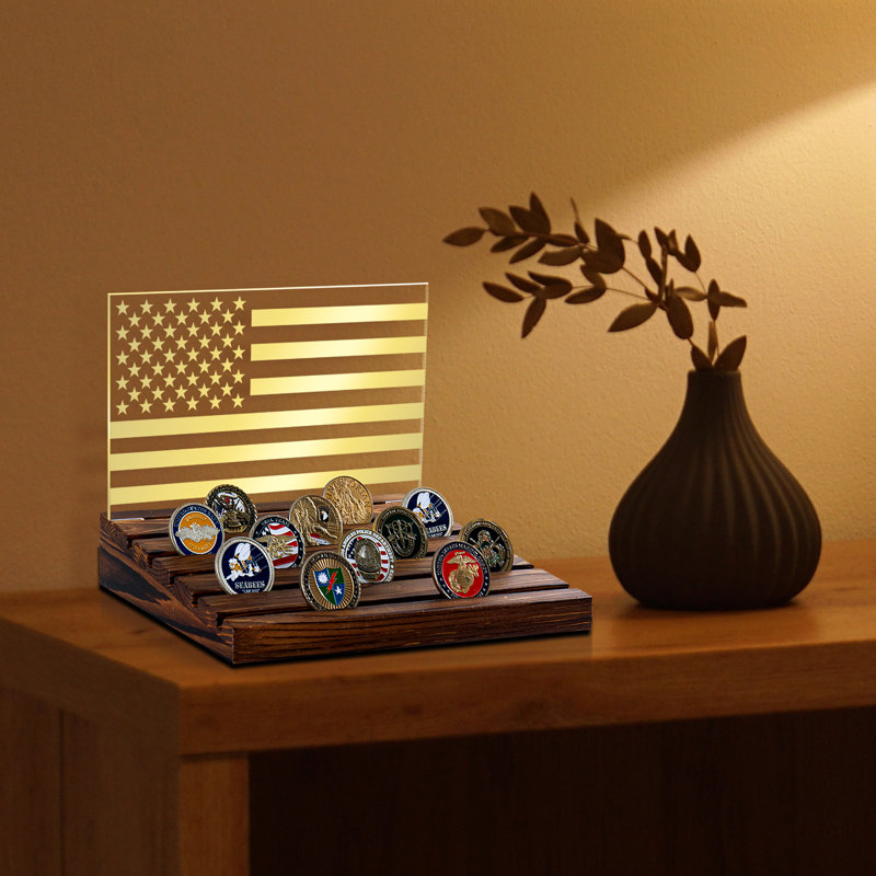 LED American Tabletop Coin Display Case