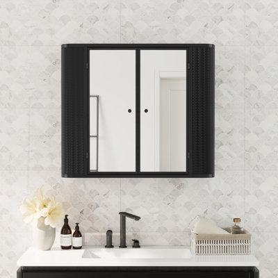 Armoire de salle de bain murale avec miroir