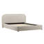 Agi Polyester Velvet Bed, Camel, Queen-1627006145-1627006148