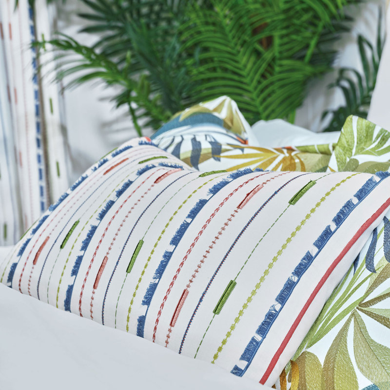 Kona Pillow Cover & Insert, Rectangle 15"H x 26"W, Iggy Rainbow
