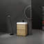 Meuble-lavabo pour salle de bain avec lavabo simple encastré et tiroir double facile à assembler-1621486676